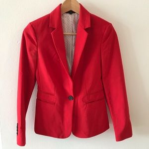 Express Red Blazer